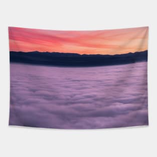 Blue Ocean Waves Tapestry