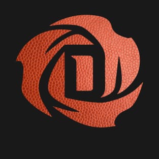 Derrick Rose Logo - Basketball Texture T-Shirt