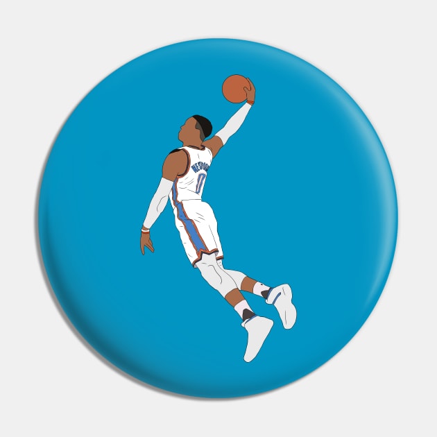 Russell Westbrook Dunk Pin by rattraptees