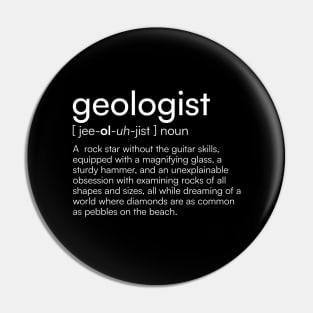 Geologist definition Pin