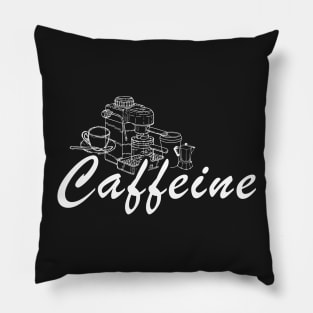 CAFFEINE // Coffee Press, Mug, Espresso T-Shirt Pillow