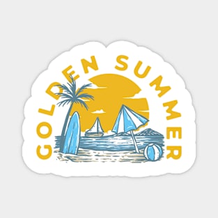 Golden Summer Magnet