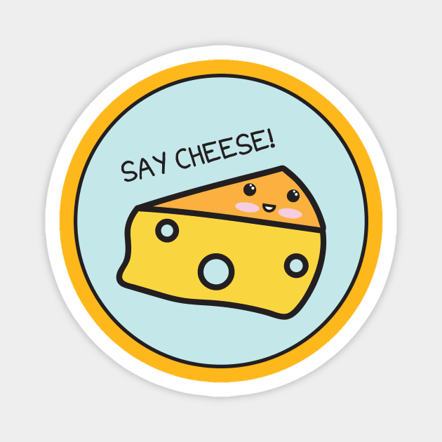 Say Cheese Magnet by Baby Bigfoot