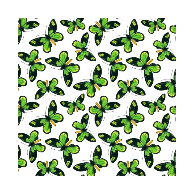 Queen Victoria' s birdwing butterfly pattern by katerinamk