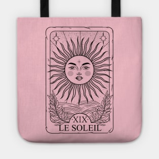 The sun tattoo style gravure tarot card Tote