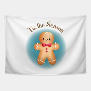 Cute Gingerbread Man Tapestry