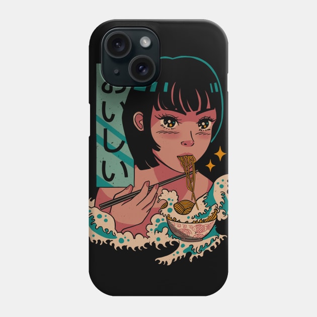 Tasty waves of ramen Phone Case by Pescapin