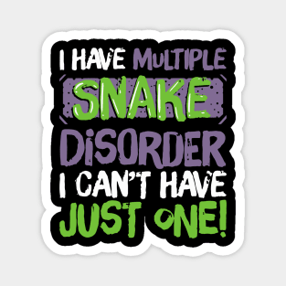 Multiple Snake Disorder Magnet