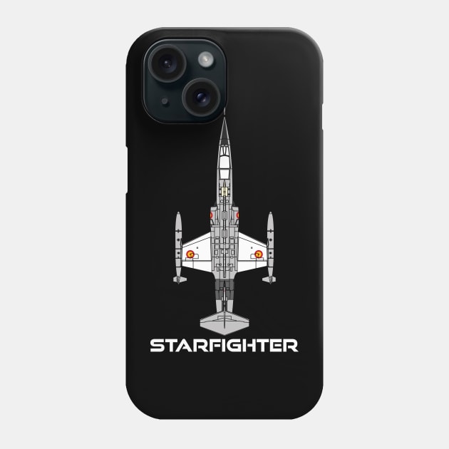 F-104 Starfighter (Spain) Phone Case by BearCaveDesigns