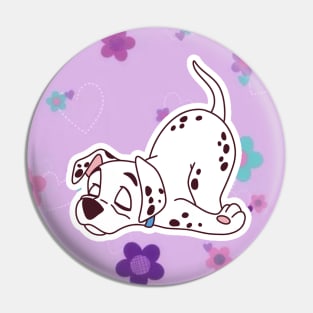 Sleepy Dog Pin