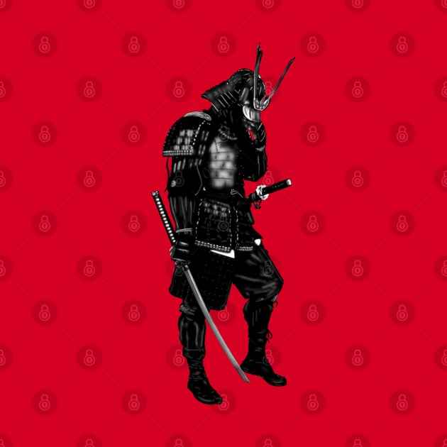 Samurai Silhouette #3 by GrizzlyVisionStudio