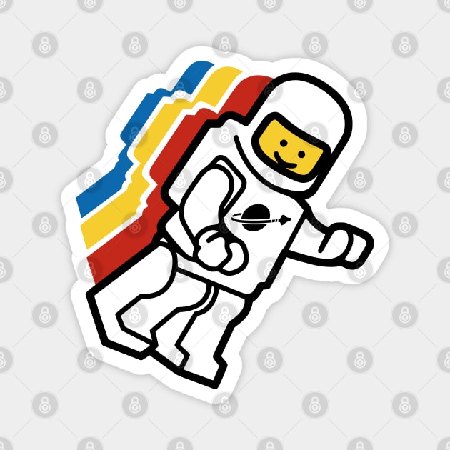 Floating Spaceman Magnet by GrantMcDougall