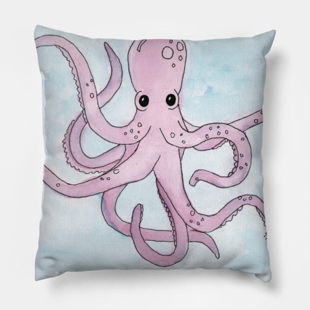 Octopus Pillow by lindaursin