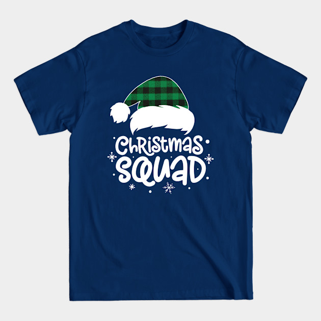 Discover Christmas Squad Buffalo Plaid Santa Hat Family Matching Pajama - Christmas Squad - T-Shirt