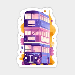 Triple Decker Magical Bus - Fantasy Magnet