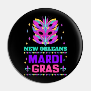 New Orleans Carnival Beads And Blings Party 2022 Mardi Gras Pin