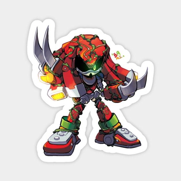 Metal Knuckles Magnet by Sani