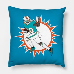 tyreek, peace up and miami Pillow