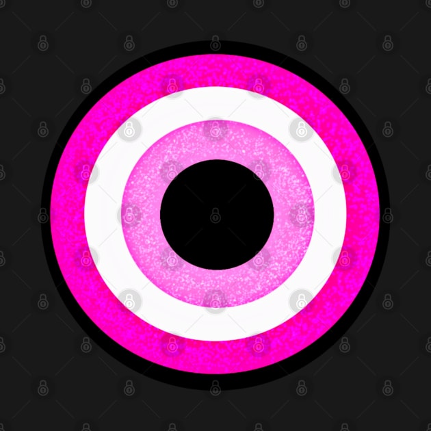 Pink Evil Eye by hgrasel