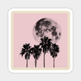 Palms and moon Magnet