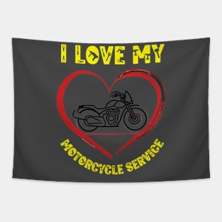 Rule of the Motorcycle Service Tapestry