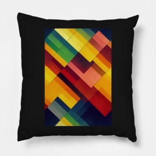 Colorful abstract pattern #56 Pillow