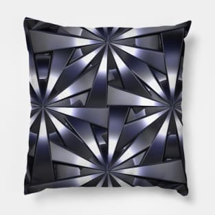 Metal Pinwheels in Blue Pillow