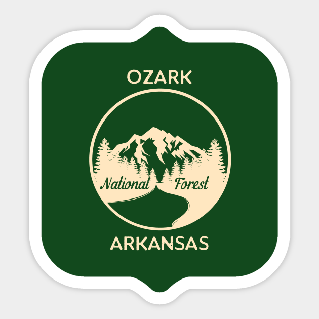 Ozark National Forest Arkansas - National Forest - Sticker