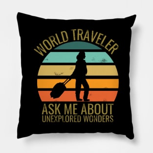 World traveler - traveller addict - travel addict - Travel the world Pillow