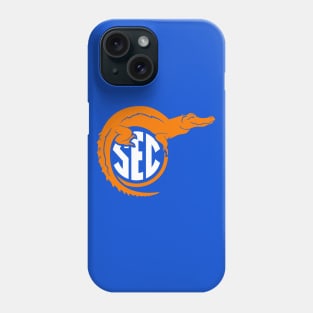 Florida Top of SEC - On Blue Phone Case