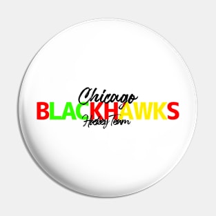 Chicago black hawks Pin