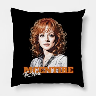 reba // retro ilustration vektor v3 Pillow