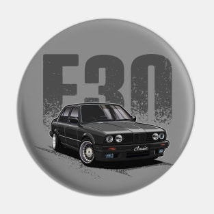 Classic E30 Gang (Super Black) Pin