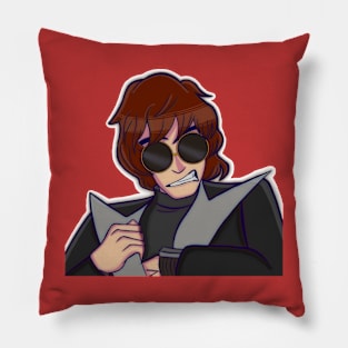 Crowley good omens 60's Style Pillow