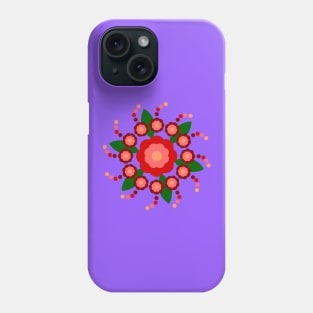 Rose Of Sharon with purple Phone Case