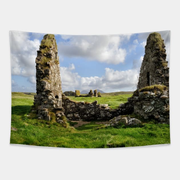 Finlaggan: the seat of the Lords of the Isles and of Clan Donald - Islay Tapestry by richflintphoto