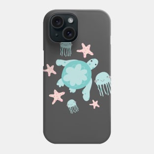 Cute Sea Creatures Phone Case