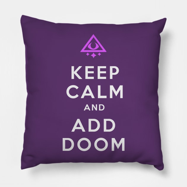 mystics of arkham Pillow by k4k7uz