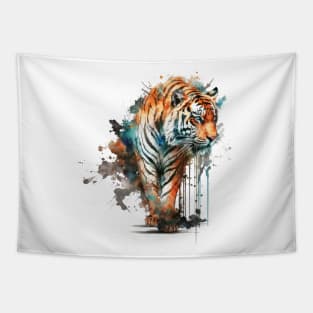 Tiger watercolor Tapestry