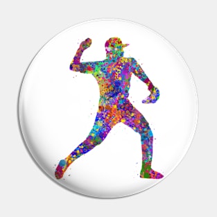 Baseball player Pin