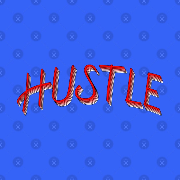 Hustle Retro Text by Braznyc