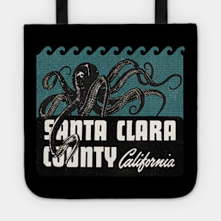 Vintage Santa Clara County California Octopus Tote
