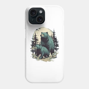 Forest bear Phone Case