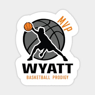 Wyatt MVP Custom Player Basketball Prodigy Your Name Magnet