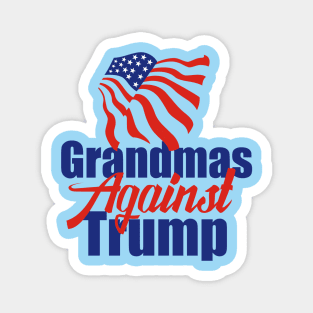 Grandmas Against Trump Magnet