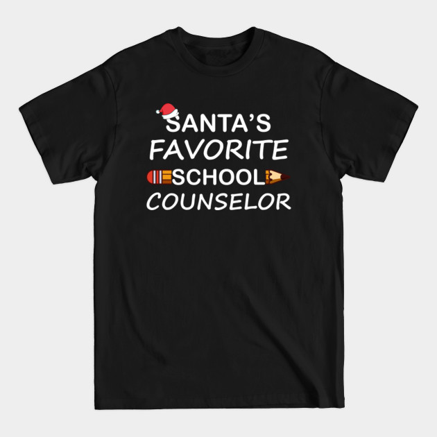 Discover Santas Favorite School Counselor T-Shirt