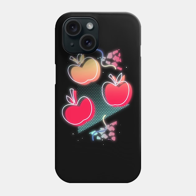 Synthwave Applejack Cutie Mark Phone Case by Ilona's Store