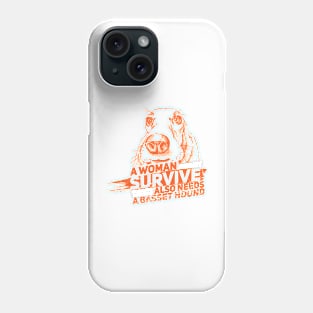 COFFEE / BASSET HOUND: Coffee And Basset Hound Phone Case