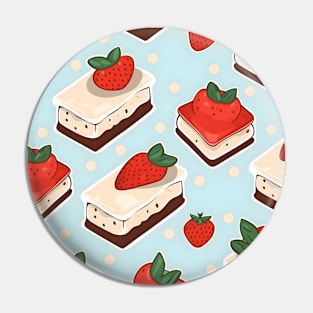 Strawberry Chessecake Time Pin