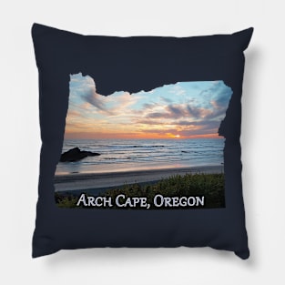 Arch Cape, Oregon Pillow
